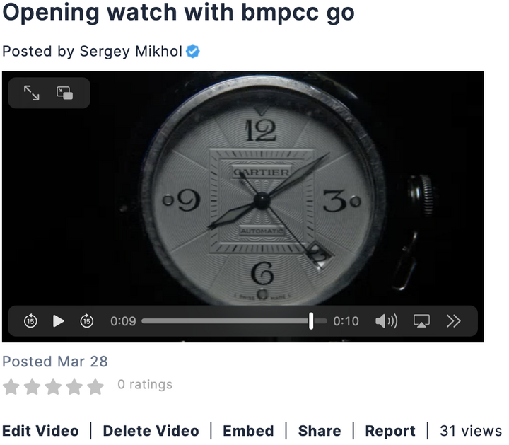 Watching on computer browser 